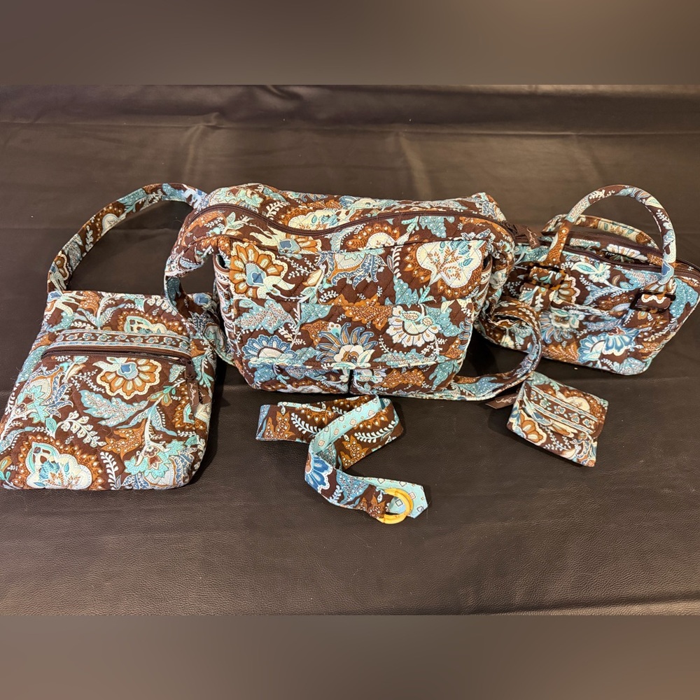 Vera Bradley Java blue bag lot